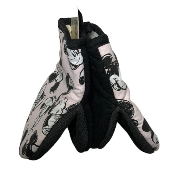 Disney Oven Mitts 2 Pack Mickey Minnie Mouse Oversized Mini Mitts Black Pink - Picture 6 of 16